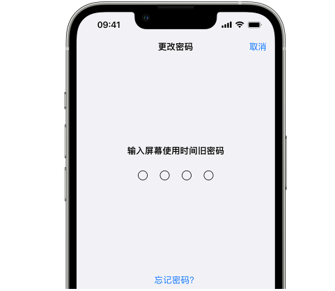 元江iPhone屏幕维修分享iPhone屏幕使用时间密码忘记了怎么办 