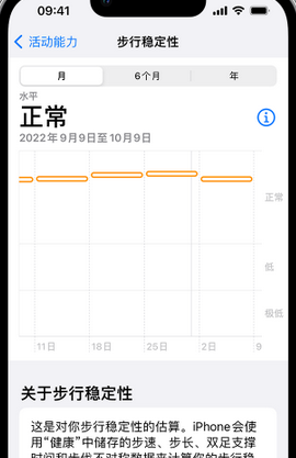 元江iPhone手机维修如何在iPhone开启'步行稳定性通知'