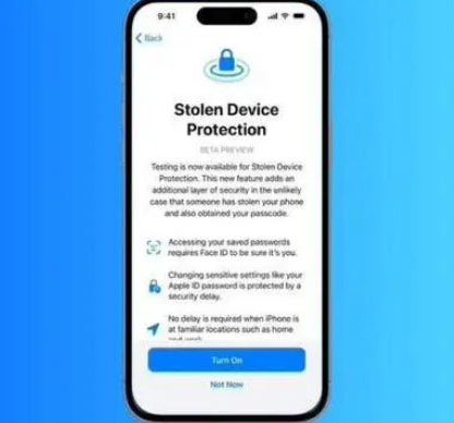 元江苹果授权维修店分享被盗设备保护功能开启方法 
