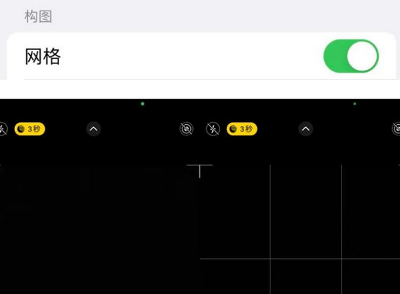 元江苹果手机维修网点分享iPhone如何开启九宫格构图功能