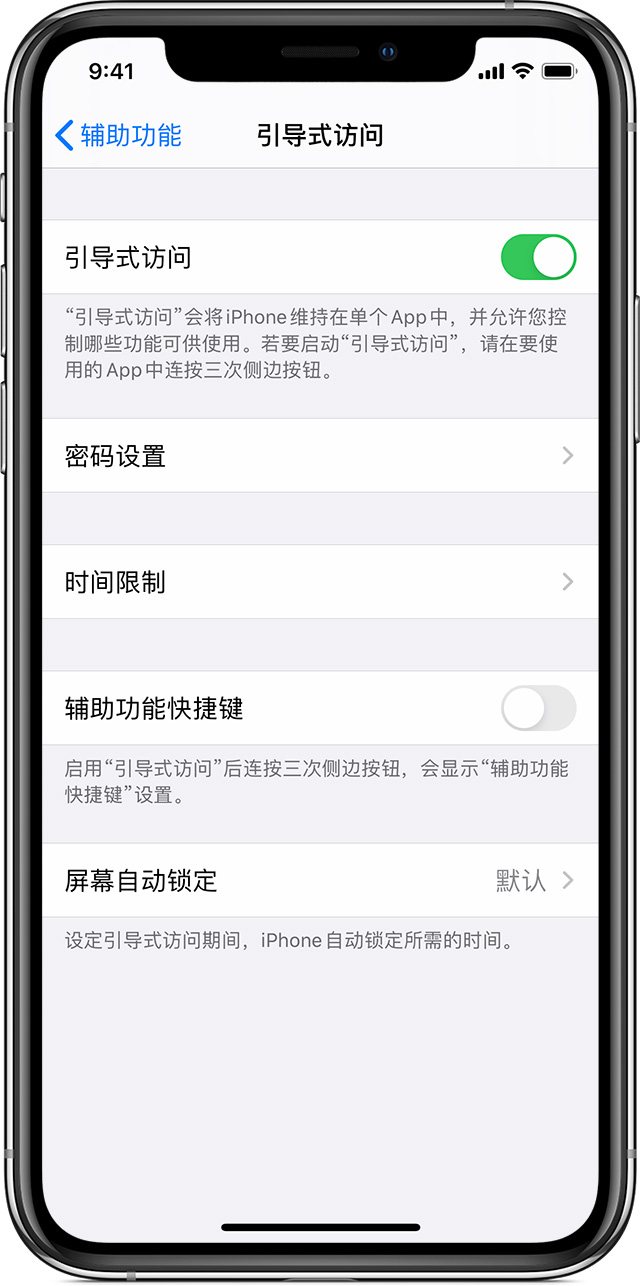 元江苹果手机维修分享如何在 iPhone 上退出引导式访问 