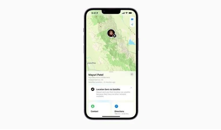 元江苹果14维修分享iPhone14系列中 FindMy功能通过卫星分享位置方法教程 