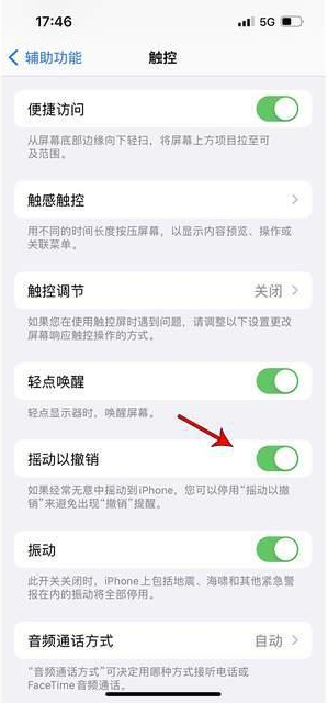 元江苹果手机维修分享iPhone手机如何设置摇一摇删除文字 