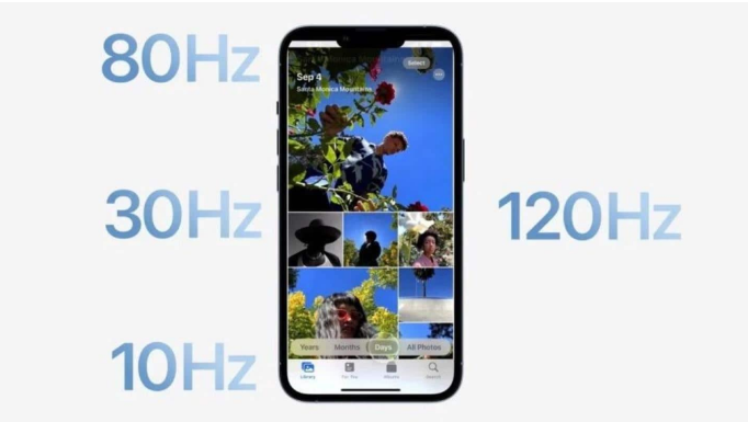 元江苹果14维修分享iPhone 14有高刷吗 